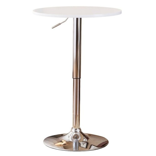 Adjustable height round table - height,